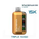 TRIPLE MANGO smoke spaceman turbo 15000 puffs in dubai