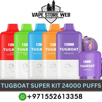 TUGBOAT Super Kit 24000 Puffs Price in Dub