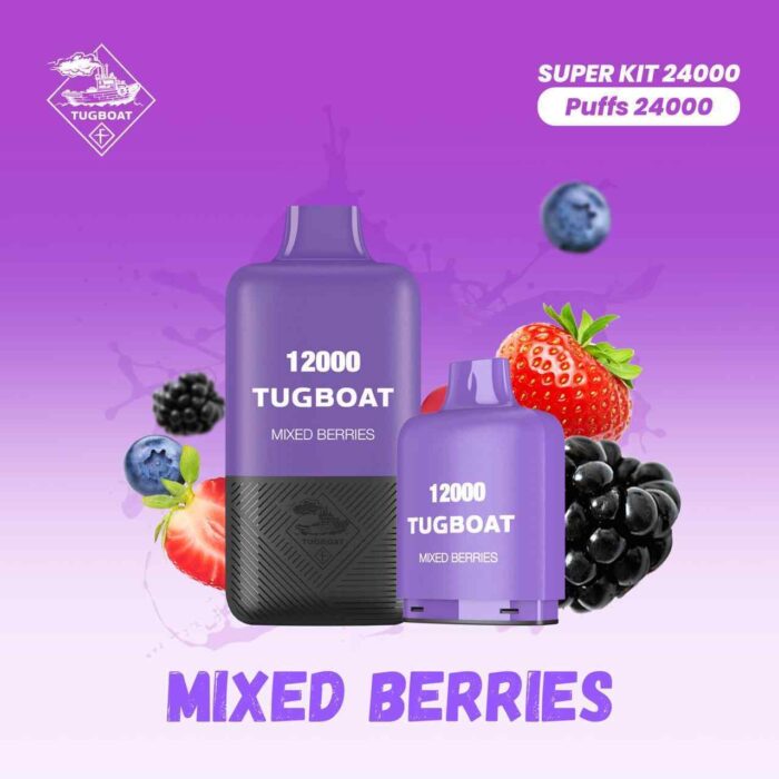 TUGBOAT Super Kit 24000 Puffs Price in Dubai MIXED BERRIES