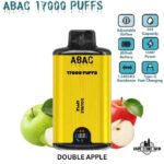 ABAC 17000 Puffs Dual Mesh 5% Nicotine Disposable Vape Price in Dubai Double Apple