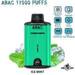 ABAC 17000 Puffs Dual Mesh 5% Nicotine Disposable Vape Price in Dubai Ice Mint