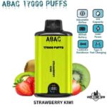 ABAC 17000 Puffs Dual Mesh 5% Nicotine Disposable Vape Price in Dubai Strawberry Kiwi