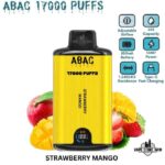 ABAC 17000 Puffs Dual Mesh 5% Nicotine Disposable Vape Price in Dubai Strawberry Mango