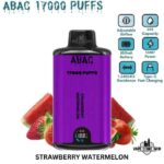 ABAC 17000 Puffs Dual Mesh 5% Nicotine Disposable Vape Price in Dubai Strawberry Watermelon