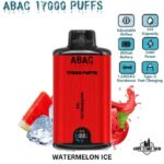 ABAC 17000 Puffs Dual Mesh 5% Nicotine Disposable Vape Price in Dubai Watermelon Ice