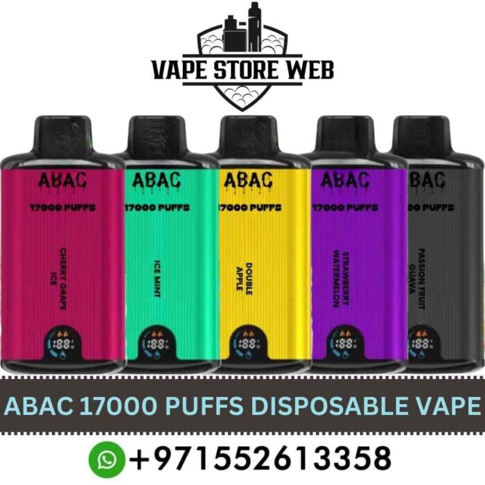 ABAC 17000 Puffs Dual Mesh 5% Nicotine Disposable Vape in Dubai