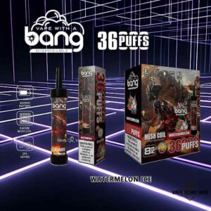 BANG 36000 Puffs Disposable Vape Price In Dubai Watermelon Ice