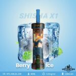 MFU Shisha X1 40000 Puffs Salt Nicotine 5mg Disposable Vape in Dubai Berry Ice