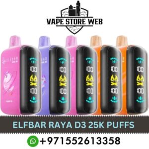 ELFBAR Raya D3 25000 Puffs Disposable Vape Price In Dubai, UAE