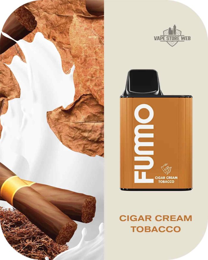 FUMMO KING 6000 PUFFS Price in Dubai CIGAR CREAM TOBACCO