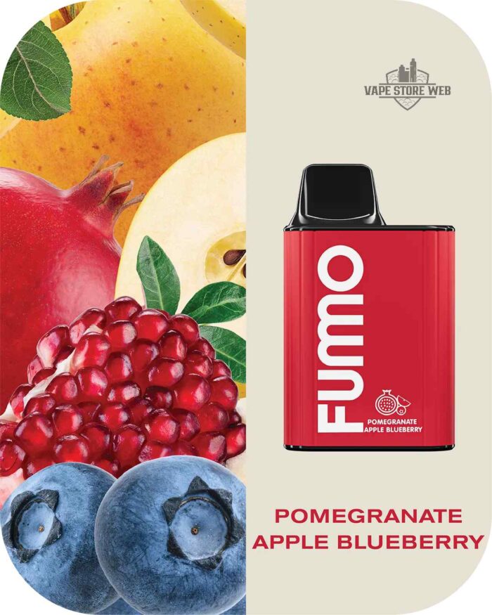 FUMMO KING 6000 PUFFS Price in Dubai POMEGRANATE APPLE BLUEBERRY