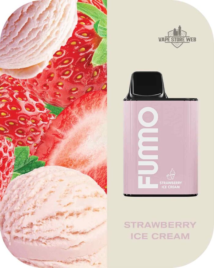 FUMMO KING 6000 PUFFS Price in Dubai STRAWBERRY ICE CREAM
