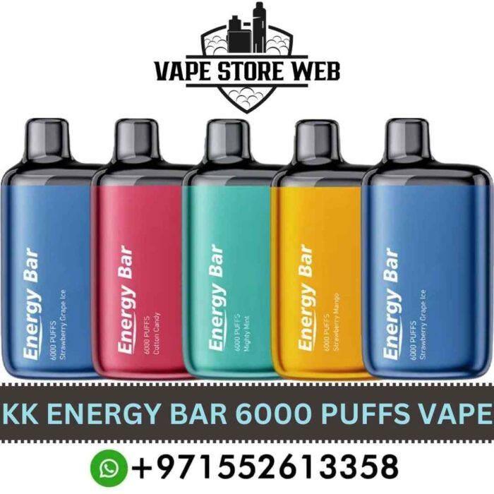 KK ENERGY Bar 6000 Puffs Nicotine 50mg Disposable Vape in Dubai