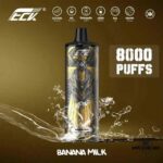 KK ENERGY Bar 8000 Puffs Disposable Vape Price in Dubai Banana Milk