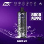 KK ENERGY Bar 8000 Puffs Disposable Vape Price in Dubai Grape Ice