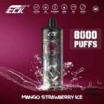 KK ENERGY Bar 8000 Puffs Disposable Vape Price in Dubai Mango Strawberry Ice