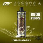 KK ENERGY Bar 8000 Puffs Disposable Vape Price in Dubai Pina Colada Rum