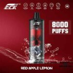 KK ENERGY Bar 8000 Puffs Disposable Vape Price in Dubai Red apple lemon