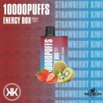 KK ENERGY Box 10000 Puffs Disposable Vape Price in Dubai Strawberry-Kiwi