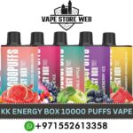 KK ENERGY Box 10000 Puffs Nicotine 50mg Disposable Vape in Dubai