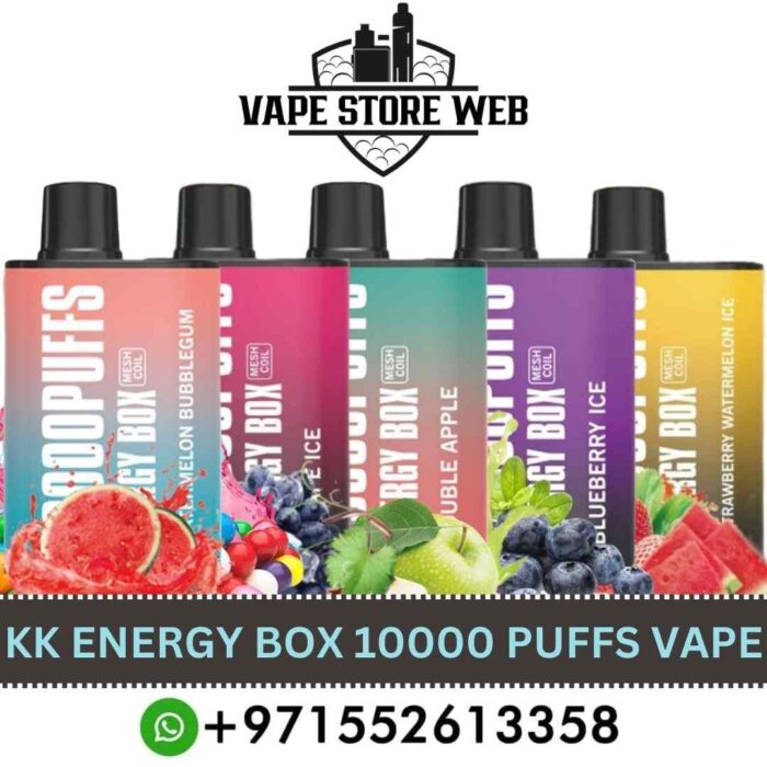 KK ENERGY Box 10000 Puffs Nicotine 50mg Disposable Vape in Dubai