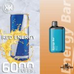 KK Energy Bar 6000 Puffs Disposable Vape Price in Dubai Red Energy