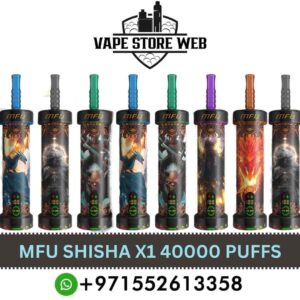 MFU Shisha X1 40000 Puffs Salt Nicotine 5mg Disposable Vape In Dubai
