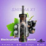 MFU Shisha X1 40000 Puffs Salt Nicotine 5mg Disposable Vape in Dubai Blackcurrent Bombo