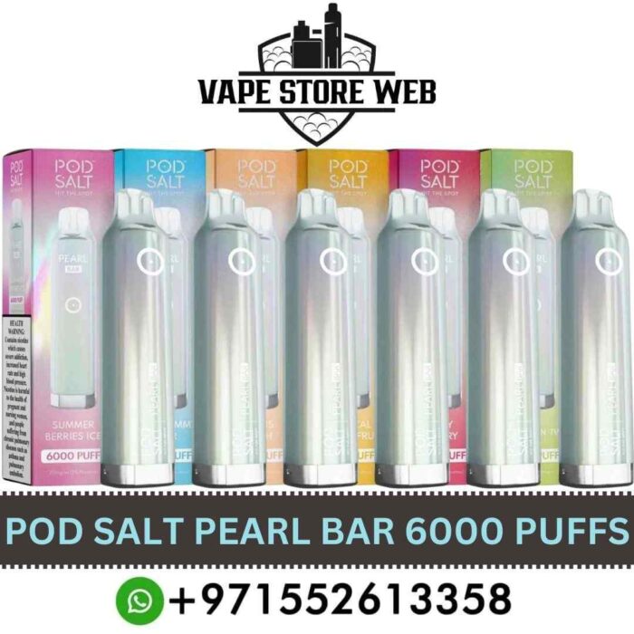 POD SALT Pearl Bar 6000 Puffs 20mg Disposable Vape in Dubai