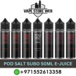 POD SALT Subo 50ml 3mg Nicotine E-Juice in Dubai