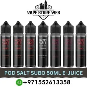 POD SALT Subo 50ml 3mg Nicotine E Juice In Dubai