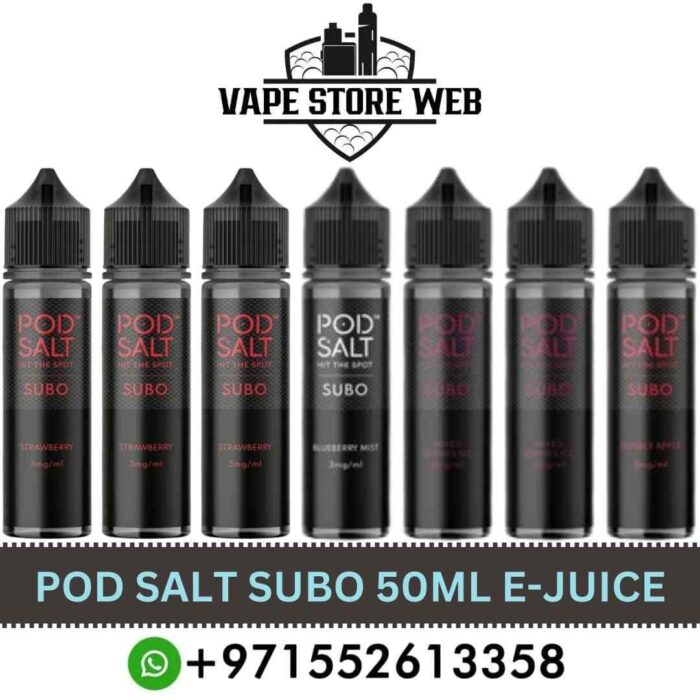 POD SALT Subo 50ml 3mg Nicotine E-Juice in Dubai