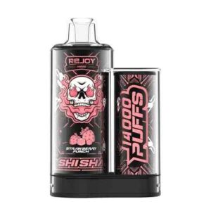REJOY Shisha 14000 Puffs Salt Nicotine 20mg Disposable Vape Price In Dubai Strawberry Punch