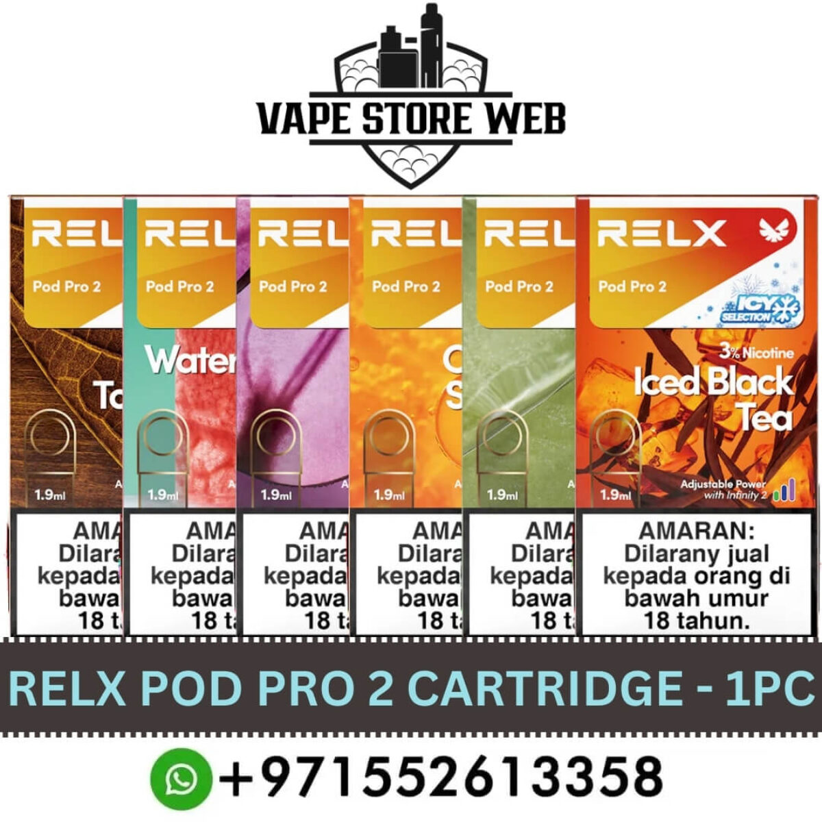 RELX POD PRO 2 Replacement Pods Price in Dubai - 1PC/Pack