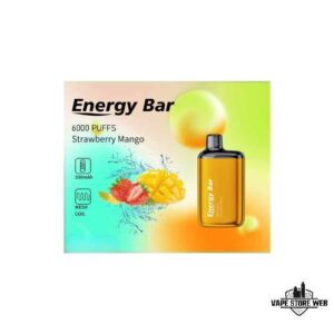 KK ENERGY BAR 6000 Puffs Disposable Vape In Dubai Strawberry Mango