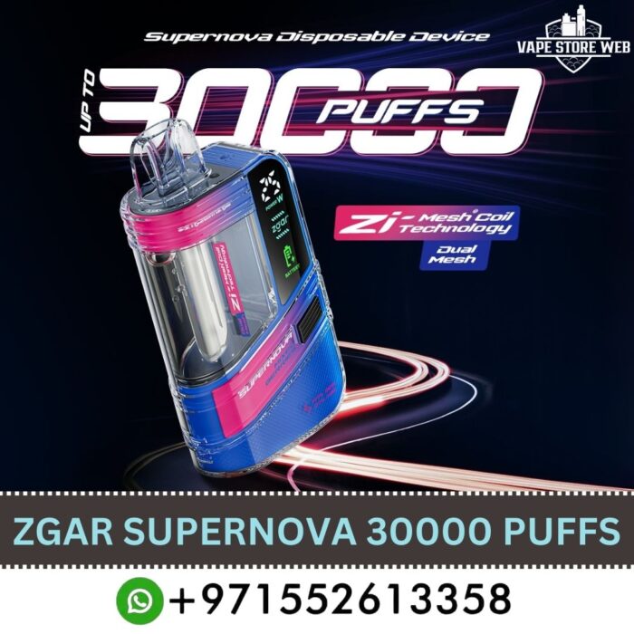 ZGAR Supernova 30000 Puffs - 2%mg/18ml Disposab