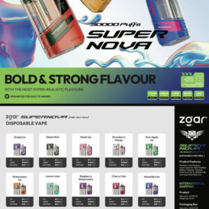 ZGAR Supernova 30000 Puffs