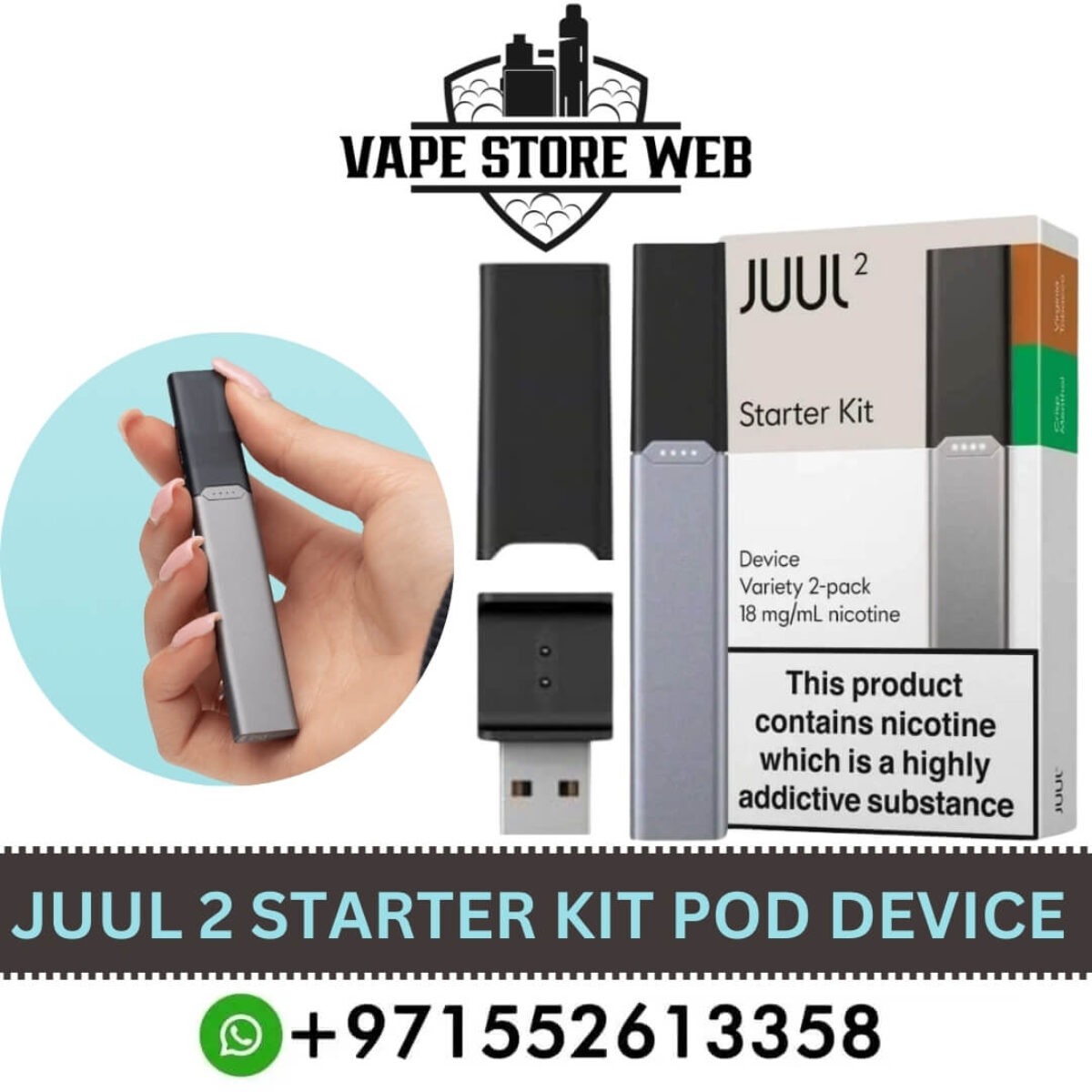 Juul 2 Kit Juul Basic Kit – The Vapor Shoppe