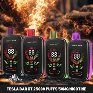 Tesla Bar Xt 25000 Puffs 50mg Nicotine Disposable Vape In Dubai