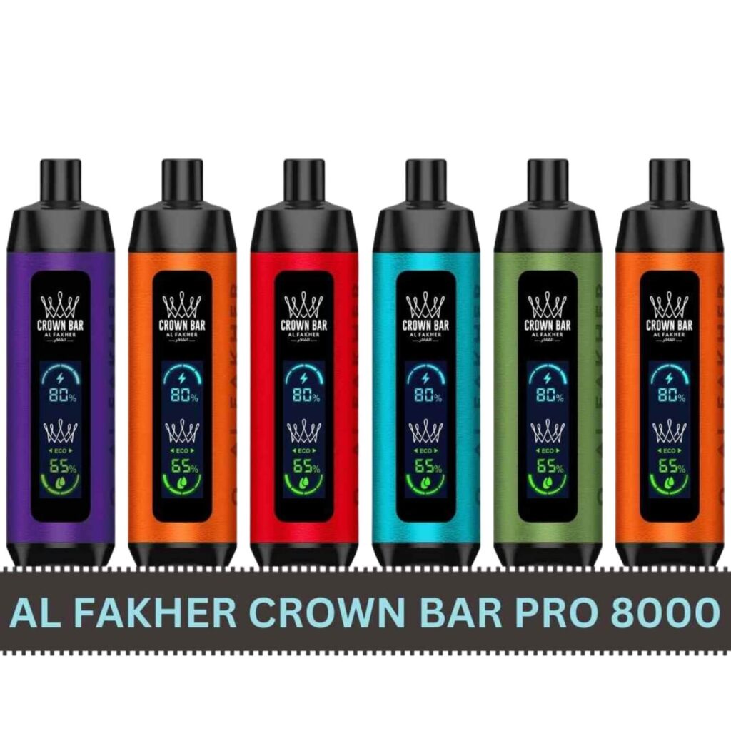 Al Fakher Crown Bar Pro 8000 review: 8,000-puff rechargeable disposable vape in Dubai