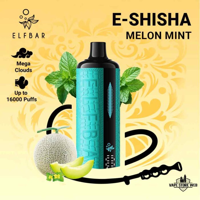 ELF BAR E SHISHA 16000 Puffs Price in Dubai MELON MINT