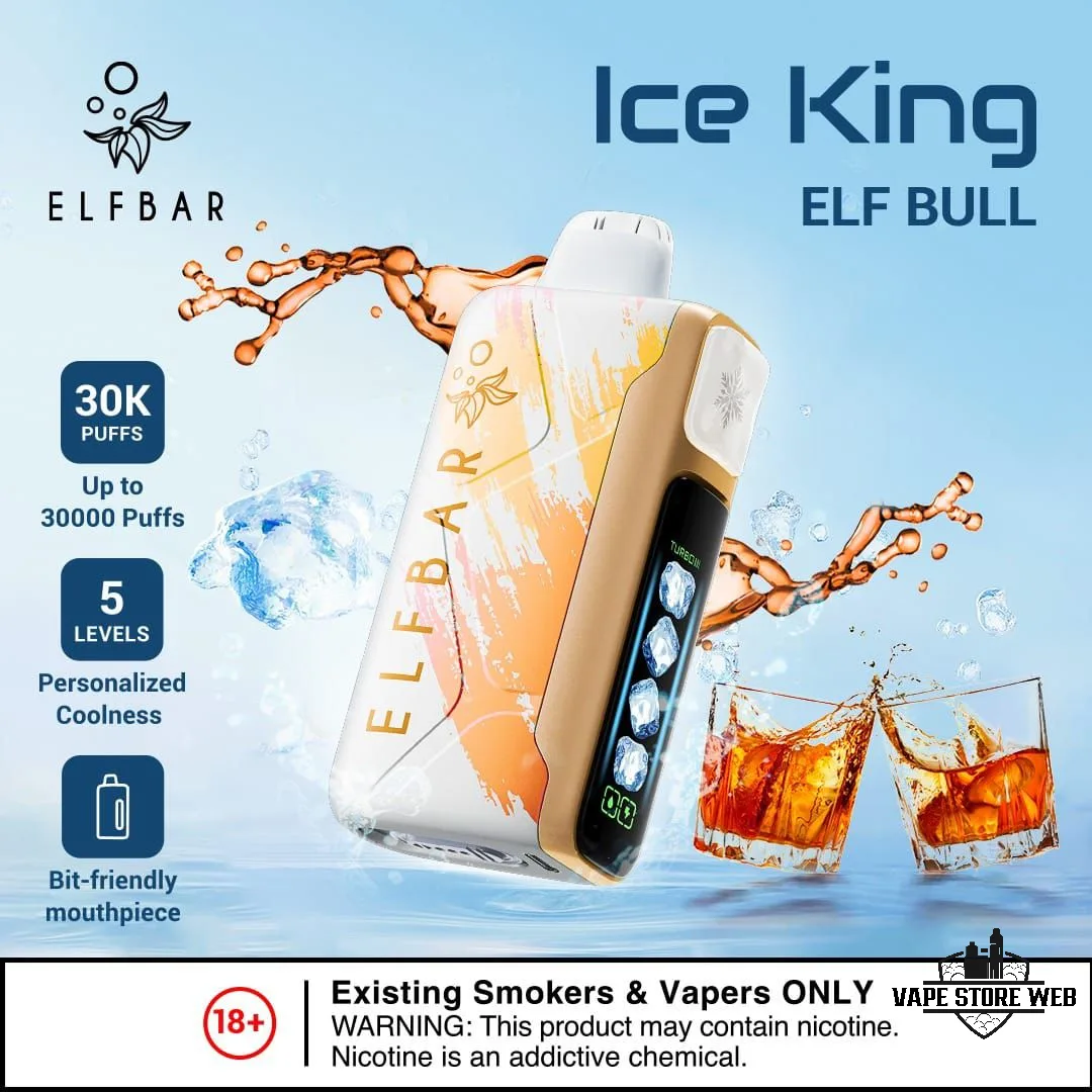 ELF BAR Ice King 30000 Puffs 50MG Disposable Vape in Dubai 12 ELF BAR ICE KING 30000 PRICE IN DUBAI ELF BULL