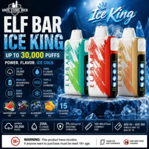 ELF BAR Ice King 30000 Puffs 50MG Disposable Vape in Dubai