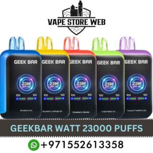 GEEKBAR Watt 23000 Puffs 50MG Disposable Vape In Dubai