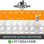 GEEKVAPE Q POD CARTRIDGE SHOP IN DUBAI