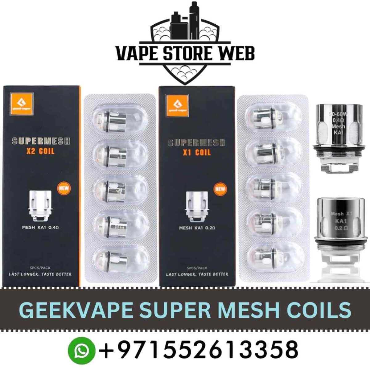GEEKVAPE Super Mesh Coils X1/X2 Replacement Coil in Dubai