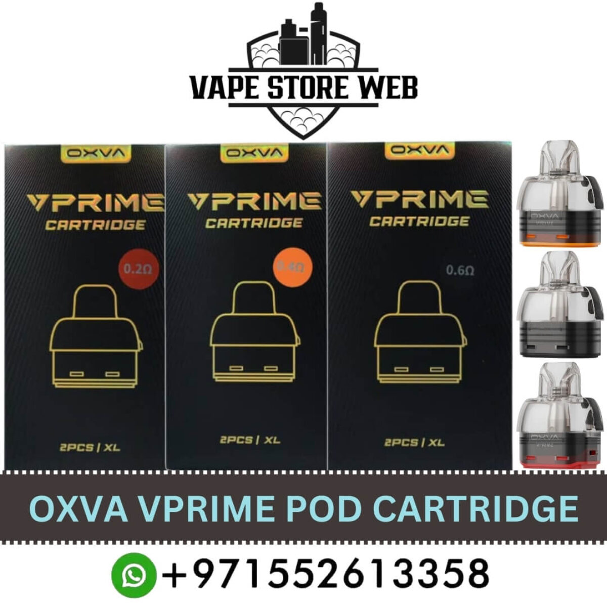 OXVA VPRIME Pod Cartridges Price in Dubai - 2 PCS