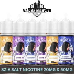 SZIA Salt Nicotine 20MG & 50MG E Liquid In Dubai