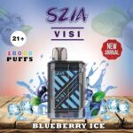 SZIA Visi 18000 Puffs 20MG Disposable Vape Price in Duabi Blueberry Ice