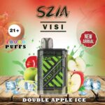 SZIA Visi 18000 Puffs 20MG Disposable Vape Price in Duabi Double Apple Ice